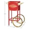 Great Northern Popcorn Popcorn Machine Cart, Replacement for 4-8 Ounce Poppers, 2 Shelves, Push Handle, Bicycle Wheels, Red 466345LPV - alternate 2
